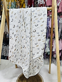 Gökkuşağı temalı bebek battaniyesi