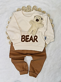 Ayıcık oyuncaklı 2 li erkek bebek takım