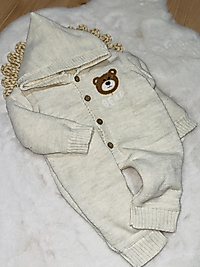 Üniseks wefsoflu kışlık bebek tulum