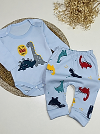 Dinozor temalı erkek bebek takım