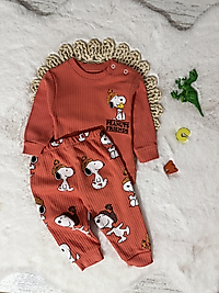 Snoopy erkek bebek 2’li takım
