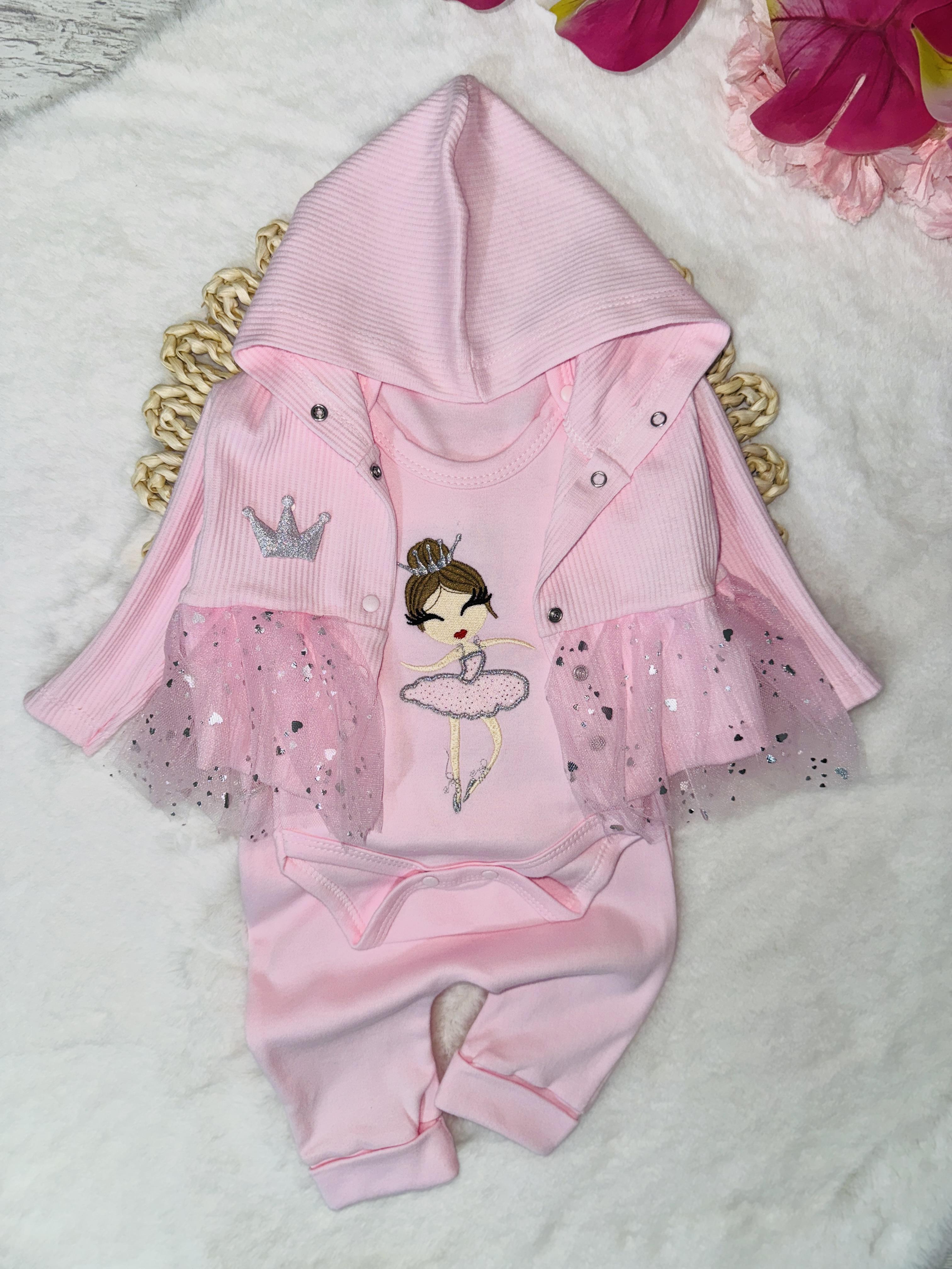 Kız bebek tütülü  3'lü takım