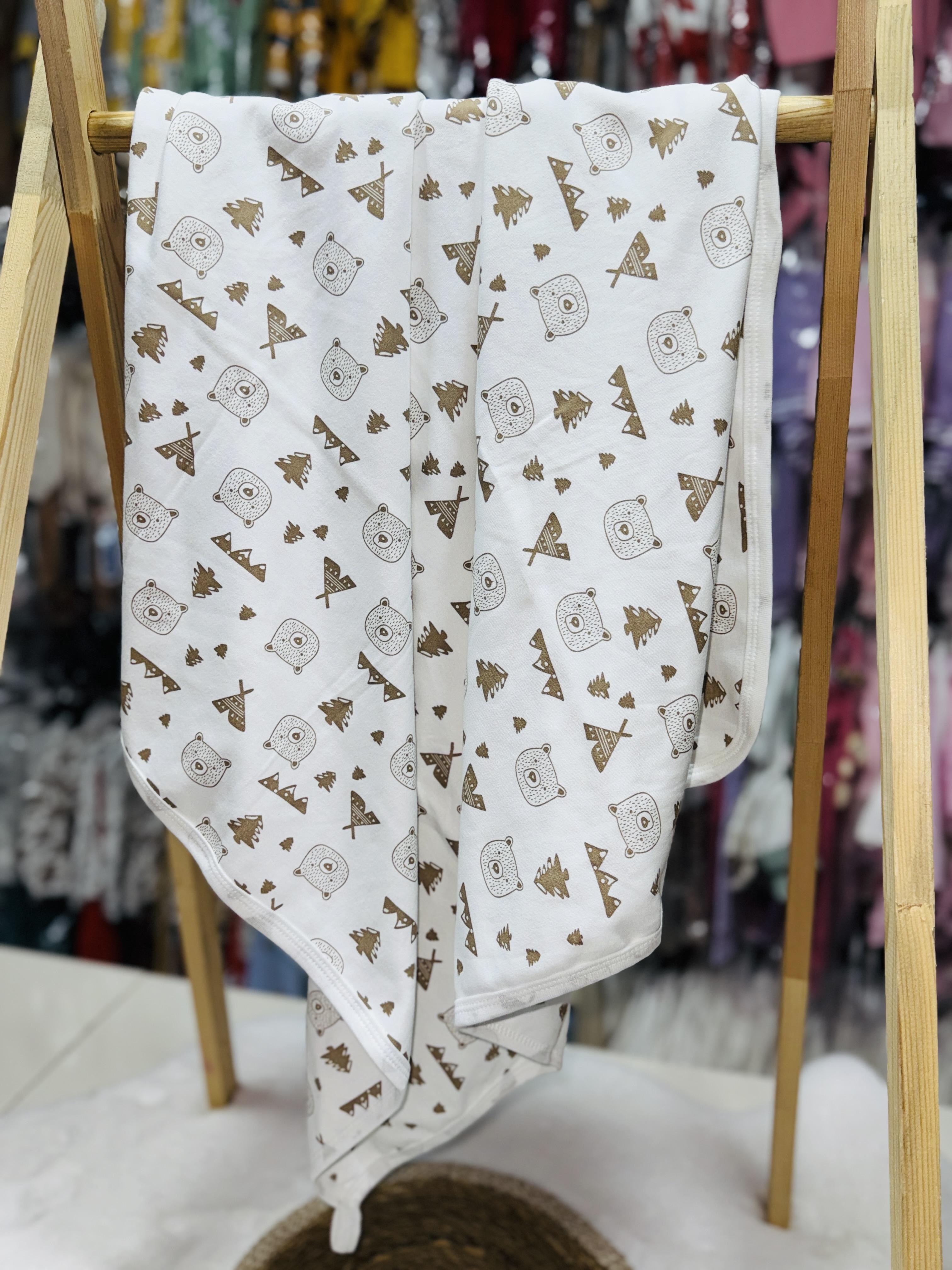 Çift katlı bebek battaniyesi